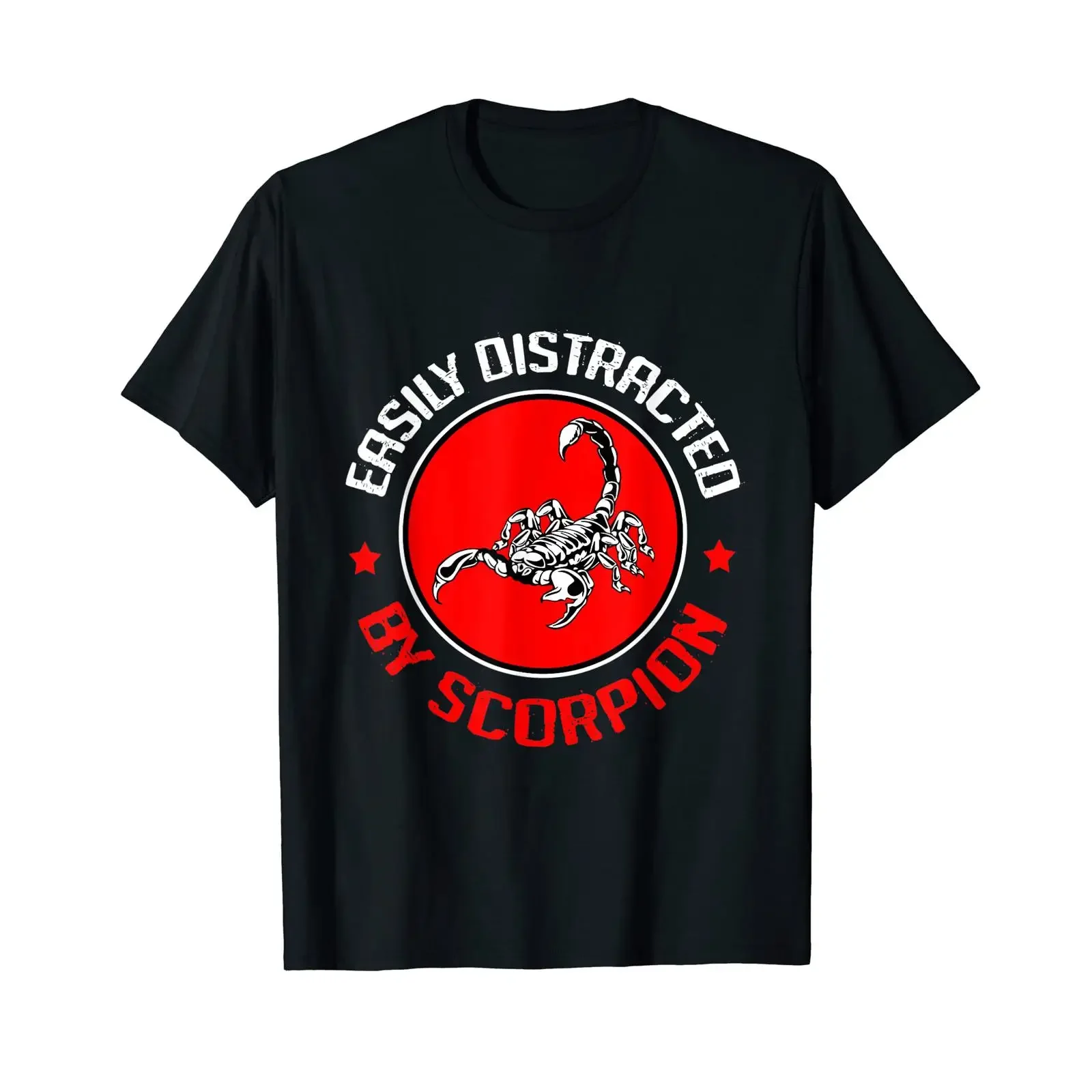 Leicht durch Skorpion abzulenken T Shirt vintage Washed homme Comfortable Top For Everyday Wear Slightly graphic Versatile