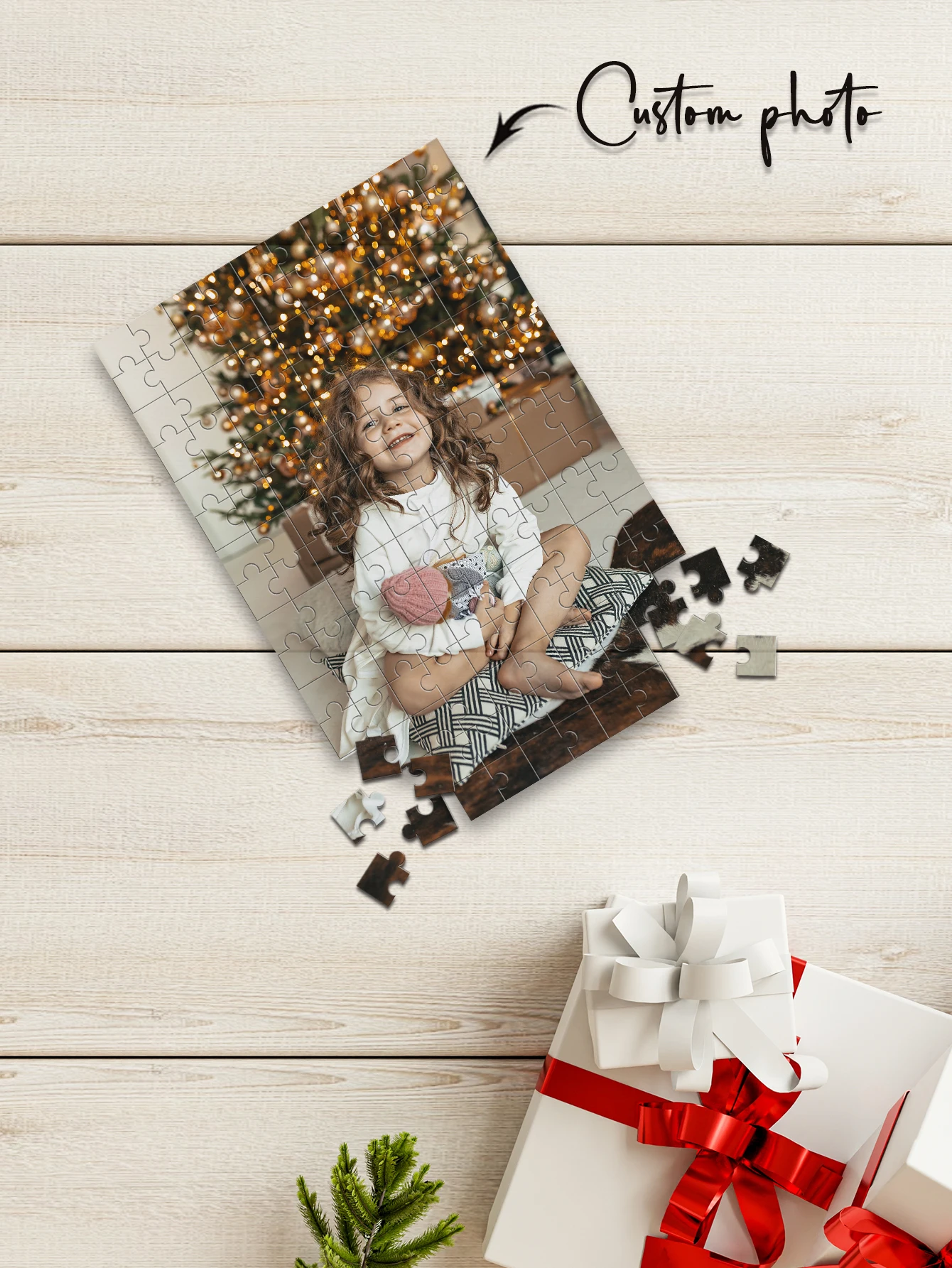 35/150/300/500/1000pcs happy kid Custom Photo Jigsaw puzzle Custom DIY Personalised Photo Puzzles Mosaic Puzzle