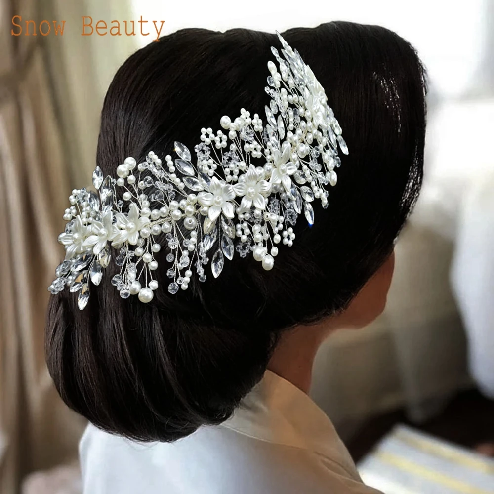 

DZ023 Handmade Bridal Headband Rhinestones Headpieces Prom Hair Jewelry Wedding Hair Accessories for Women Tiara Party Headpiece