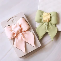 Large BowKnot Mould Silicone Mold Bow Fondant Cake Border Decorating Tool Gumpaste Sugarcraft Chocolate Baking Molds