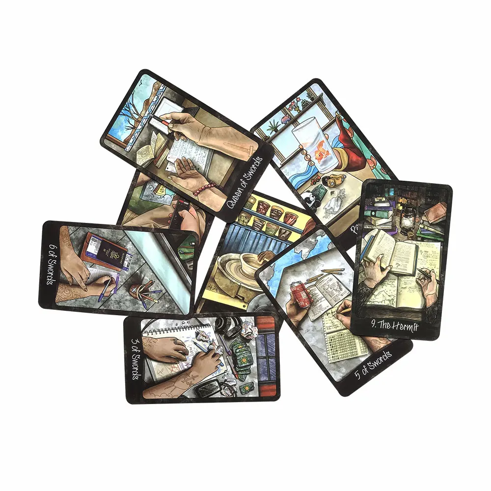 Hot selling Out Of Hand Tarot Leisure Entertainment Game Card Family Gathering Divination Deck Tarot Board Playing Game Card