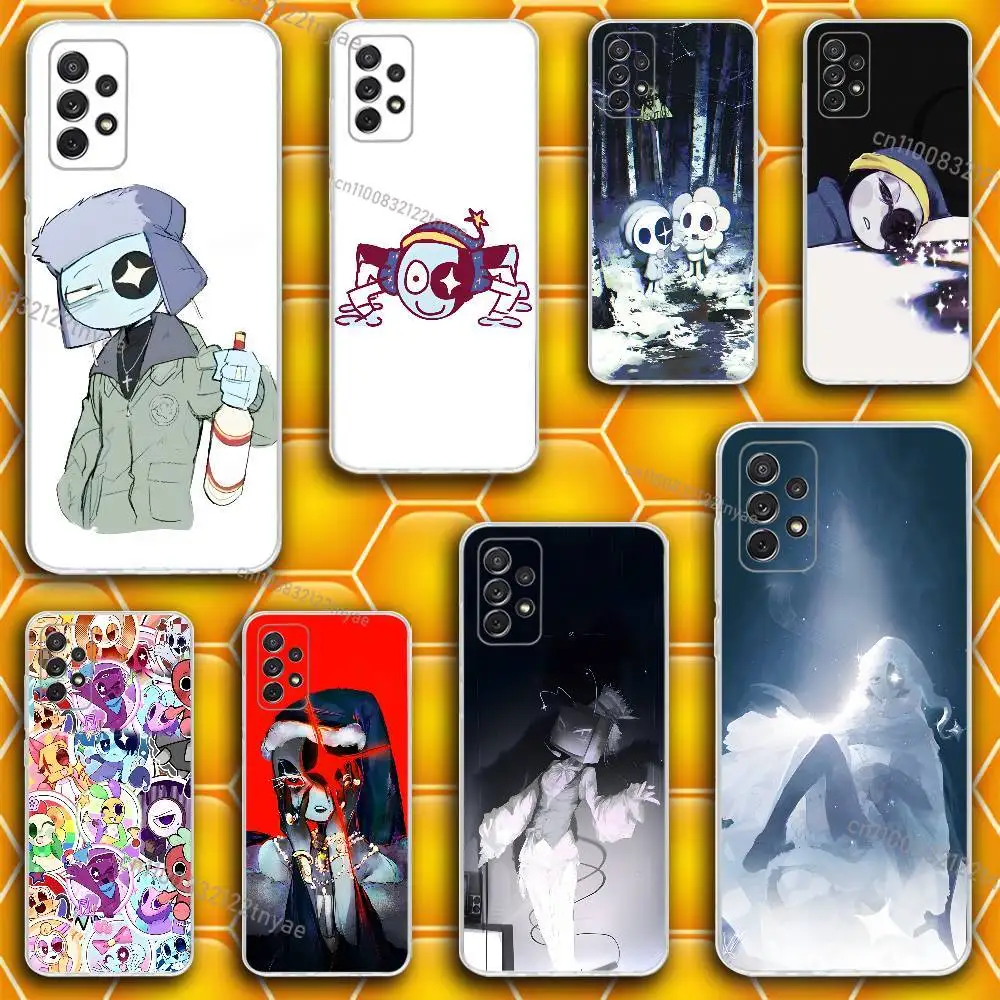 

D-Dandys Game D-Dandys World Phone Case Silicone For Samsung S30,23,21,22,20 FE lite,S10,9,PIus Note20ultra Soft Transparent