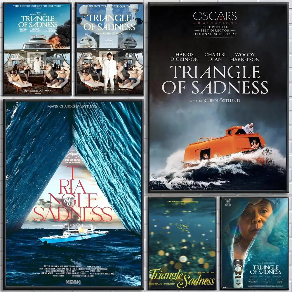 Movie Triangle of Sadness Poster High-definition posters, wall art for living room and home decor.