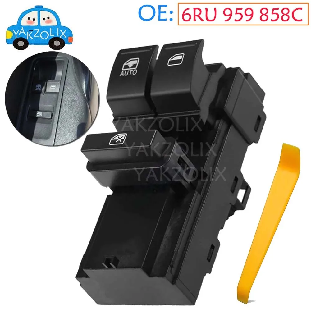

For Volkswagen Polo Derby Vento SKODA RAPID (NA2) VENTO 2ND 1ST GEN Power Window Door Master Switch Button Parts With AUTO