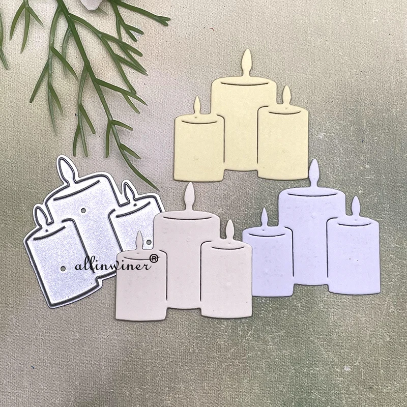 New Candle decoration DIY Craft Metal Cutting Die Scrapbook Embossed Paper Card Album Craft Template Stencil Dies