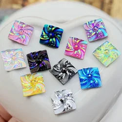 Resin Rhinestones FlatBack Square 10mm For DIY Crafts Scrapbooking Clothes Nail Art Decoration Wedding buttons 40pcs -HB92