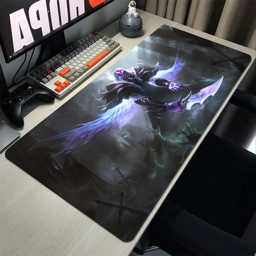 Ashen Knight Pyke League Of Legends Mousepad Mouse Mat Desk Mat With Pad Gaming Accessories Prime Gaming XXL Keyboard Pad