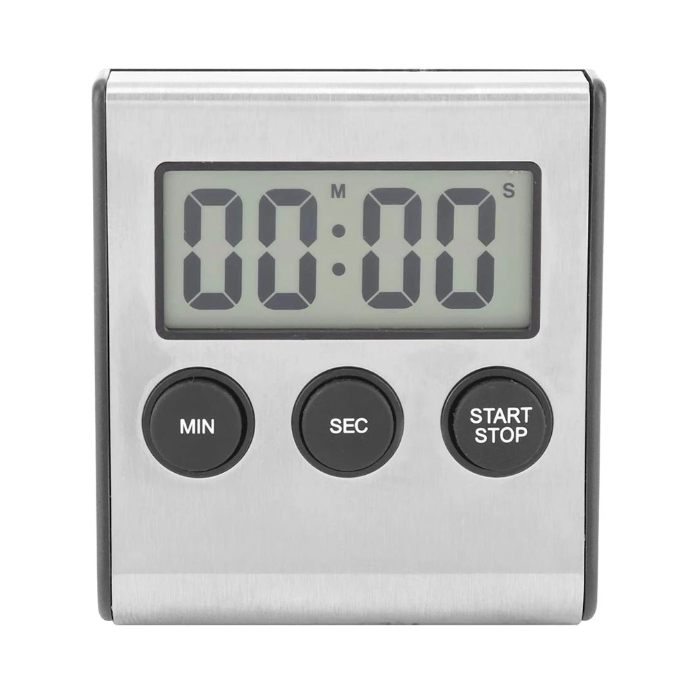 Kitchen Digital Timer Cooking Timer Multi-Function Timer with Magnet on the Back and Wall-Mounted