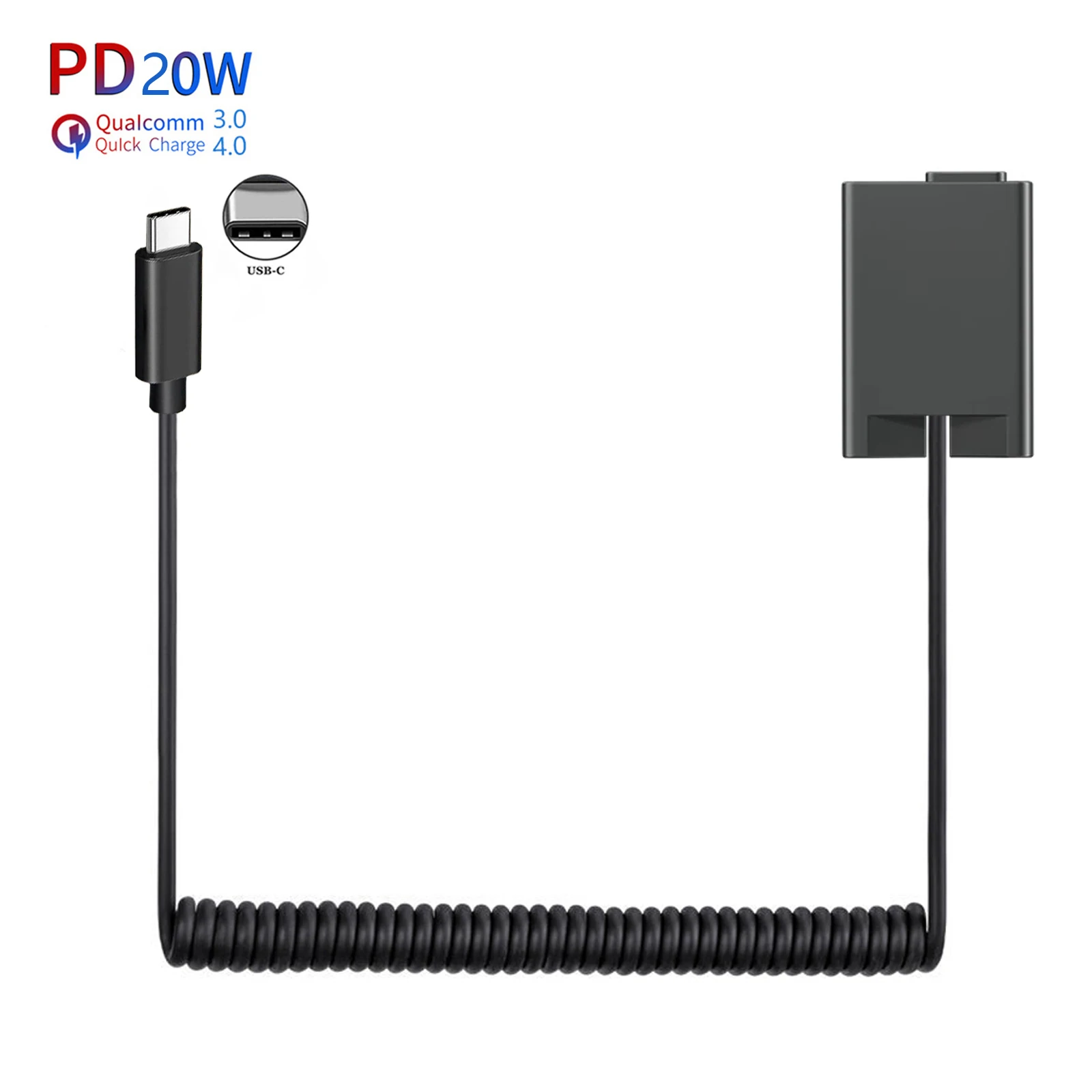 PD USB-C EP-5G EN-EL25 Dummy Battery Power Adapter For Nikon ZFC Z50 Z30 Camera EN-EL25a ENEL25 EP5G