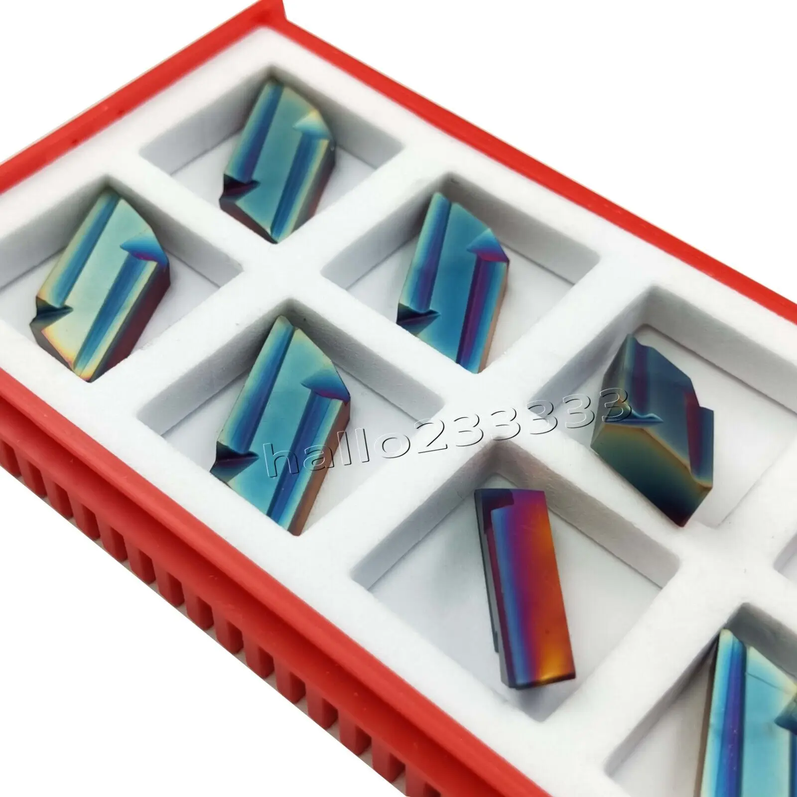 10PCS Nano blue KNUX 160405R ZM1135 KNUX160405R ZM1135 CNC carbide milling inserts Internal Turning tool For for DKJNR/ L holder view 2