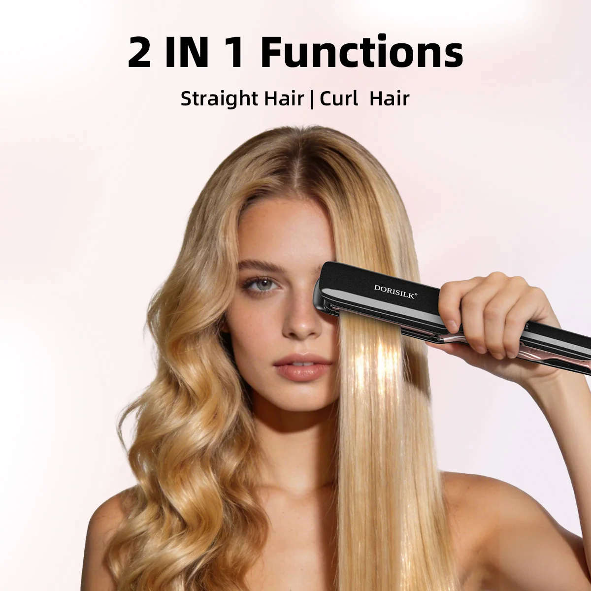 Hair Straightener Professional High Temperature Keratin Treatment 500F Hair Flat Iron for Frizzy Hair Recovers the Damaged