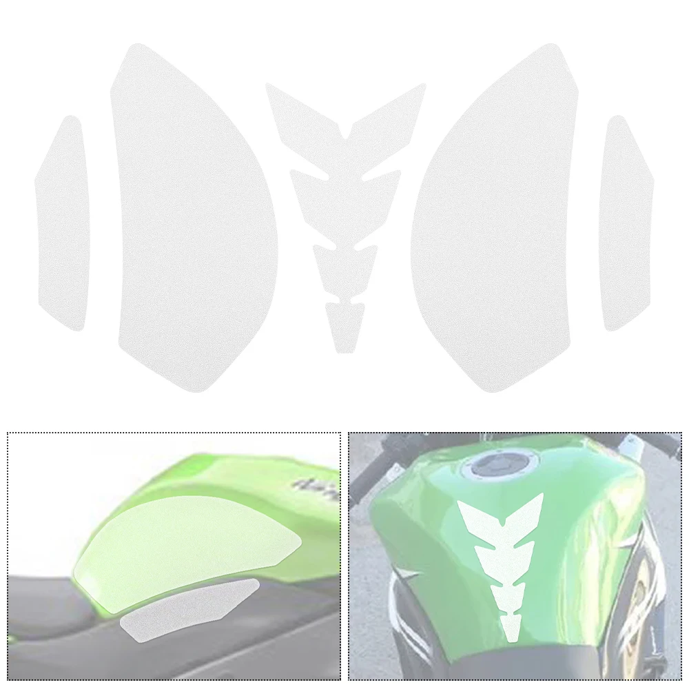 Motorcycle Scratch Resistant Protector Cover Matte Tank Pad Stickers For KAWASAKI ZX 6R 2009-2016 ZX 636 2012-2020 2019