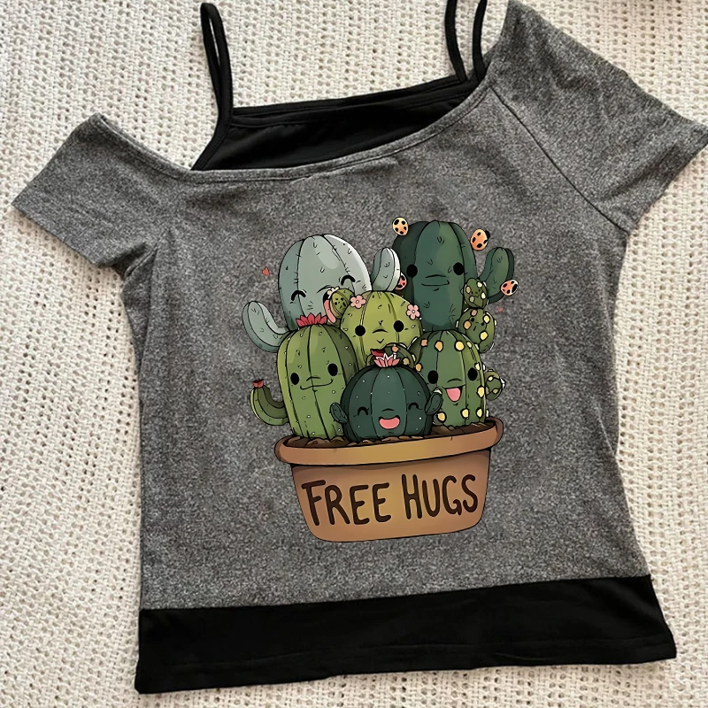 

Punk Classics Slim Short Sleeve Tee Harajuku Streetwear Aesthetics Vintage Women Top Fashion Casual Y2K Retro Versatile T-shirts