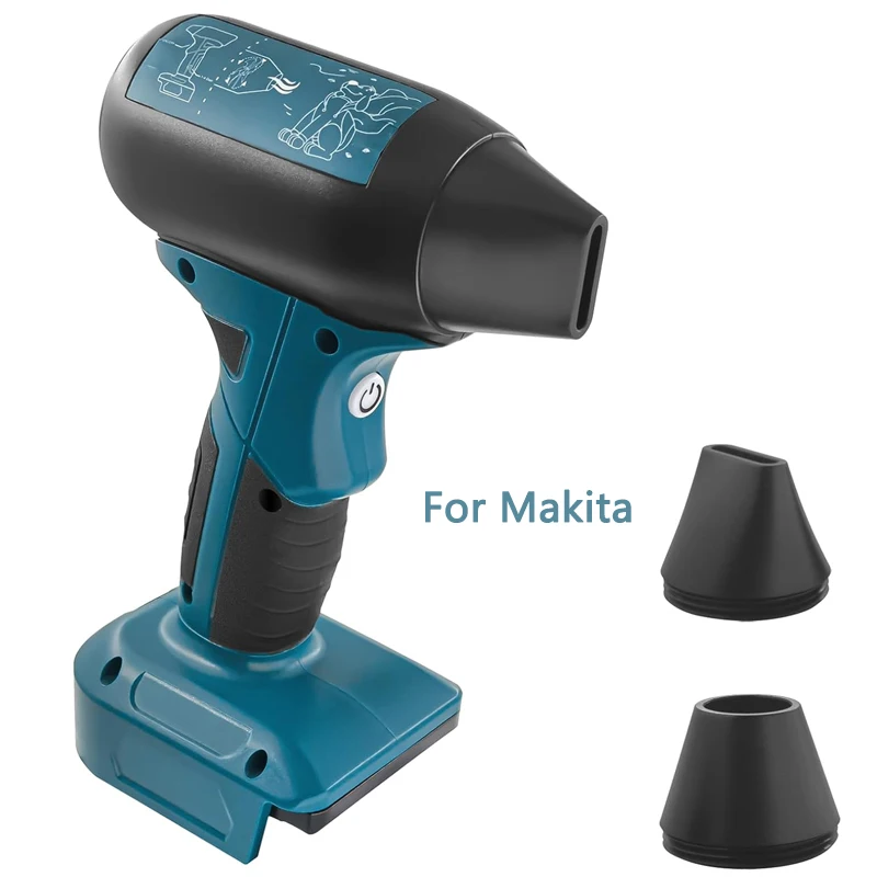 Mini Jet Blower Portable Fan for Makita 18V Battery 4-Speed Wireless High Speed Handheld Fan,for Cleaning,Hair,Camping,Outdoors