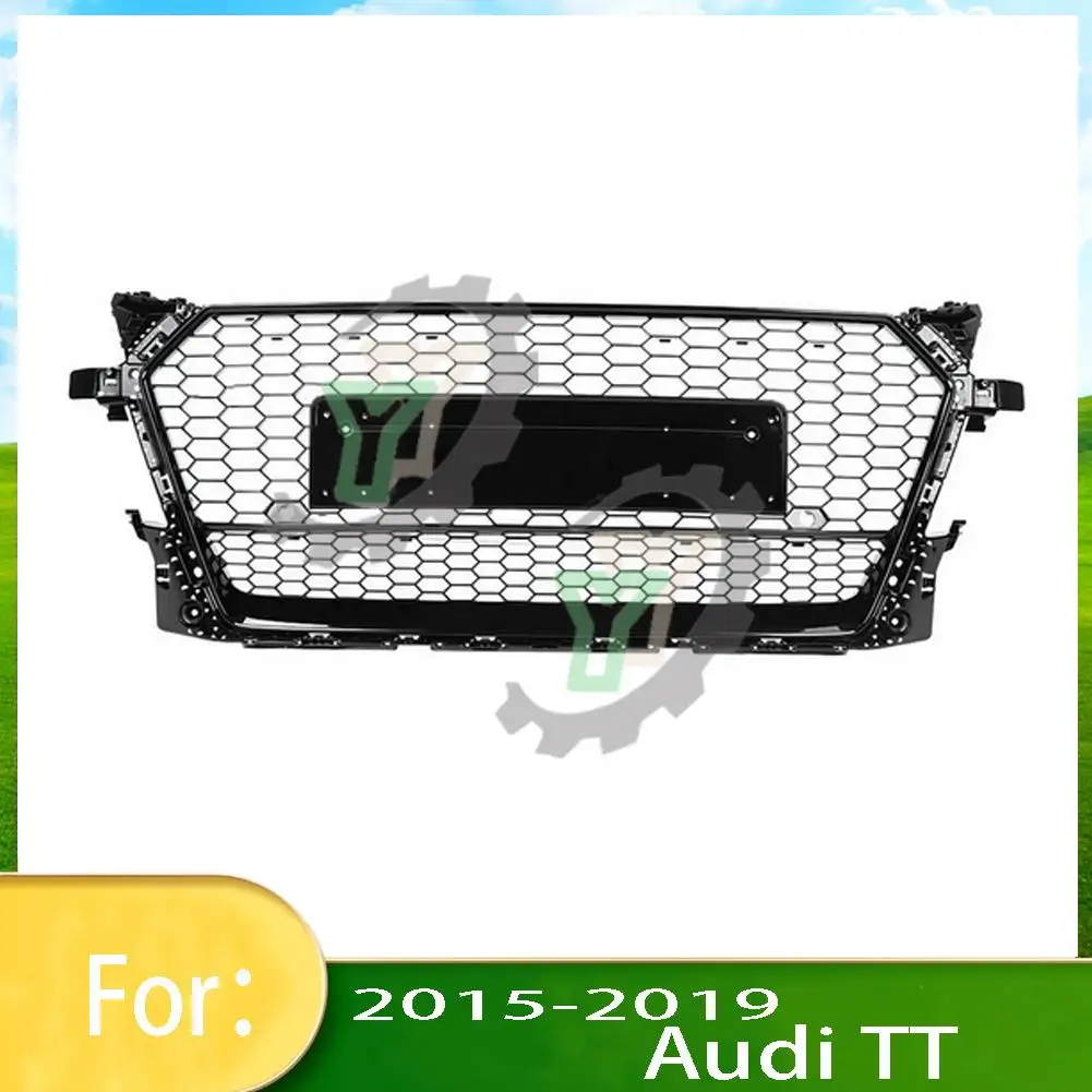 

For Audi TT 2015 2016 2017 2018 2019 Car Front Bumper Grille Centre Panel Styling Upper Grill (Modify For TTRS style)