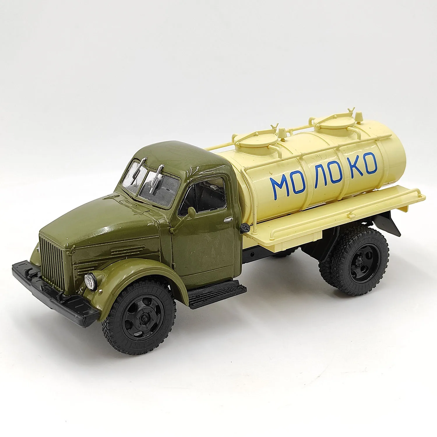 Diecast 1/43 Scale 1950s Soviet City Milk Transporter ACPT-1,8 Alloy Model MODIMIO Model Collectible Toy Gift Souvenir Display