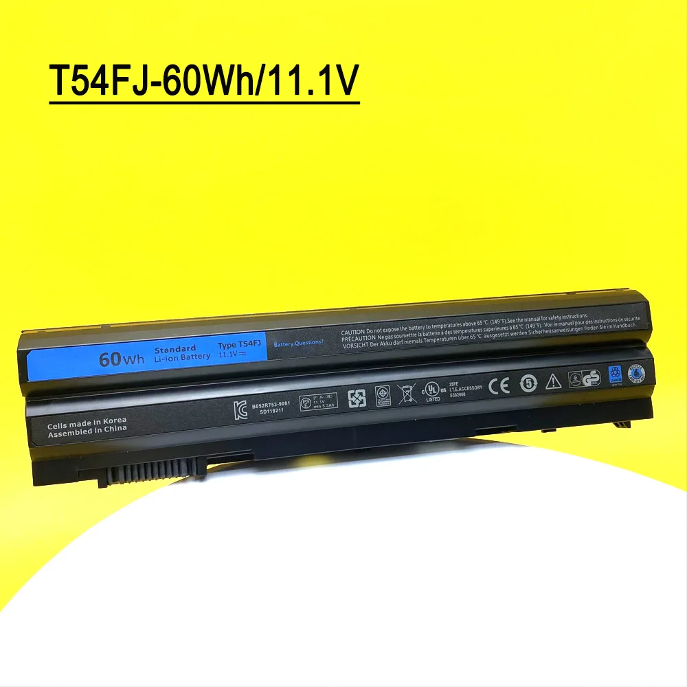 T54FJ Laptop Battery For DELL Latitude E5420 E5430 E5520 E5530 E6420 E6430 E6520 E6530 for Inspiron 7420 7520 M5Y0X 8858x