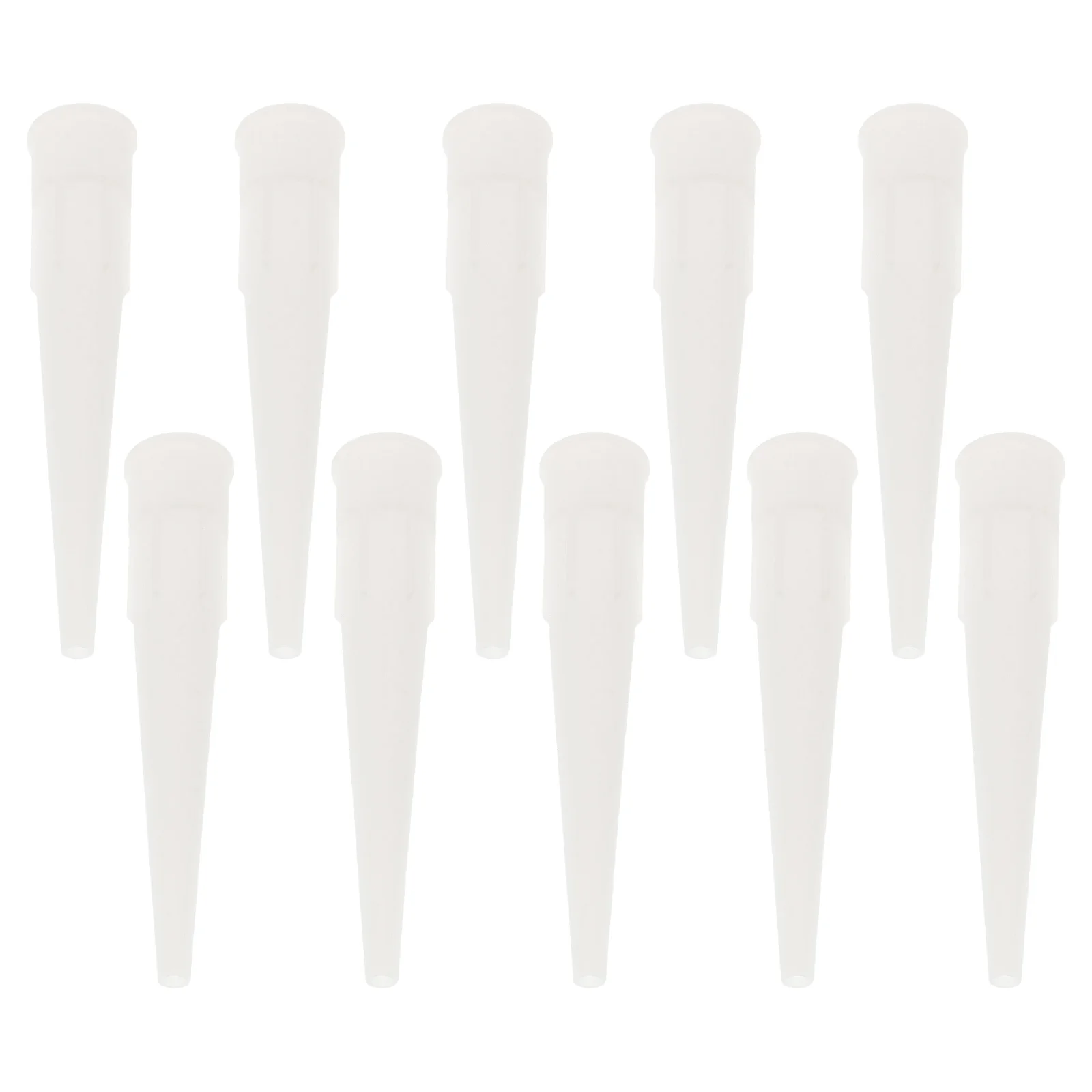 

10pcs Durable Plastic Caulking Tips Set For Glue Precision Sealing Tool Long-Term Use Joint Filling Portable Reusable Applicator