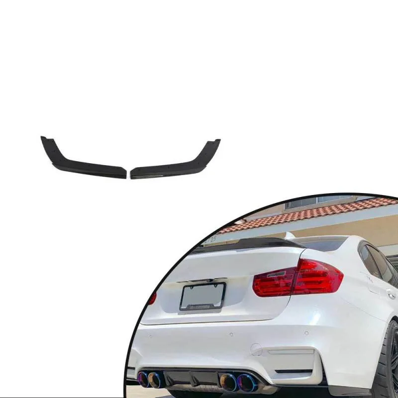 For BMW 4 Series F83 F82 M4 F80 M3 Carbon Fiber Rear Splitter Corner Fins Aprons