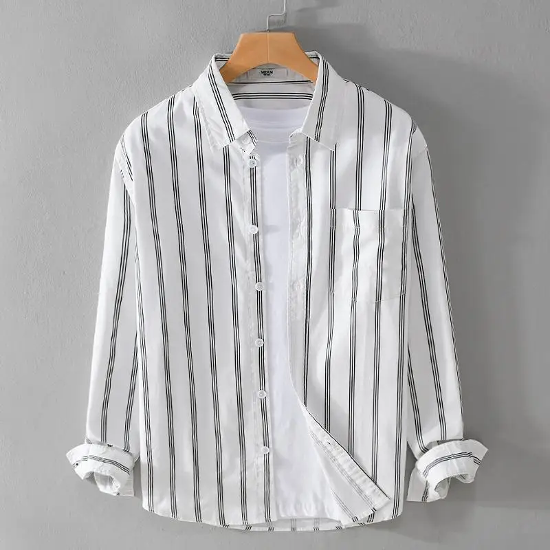 

Молодежные мужские полосатые длинные плавки свободного кроя Cotton ket Detail Повседневная одежда для повседневного ношения Осенний сезон Long Sve