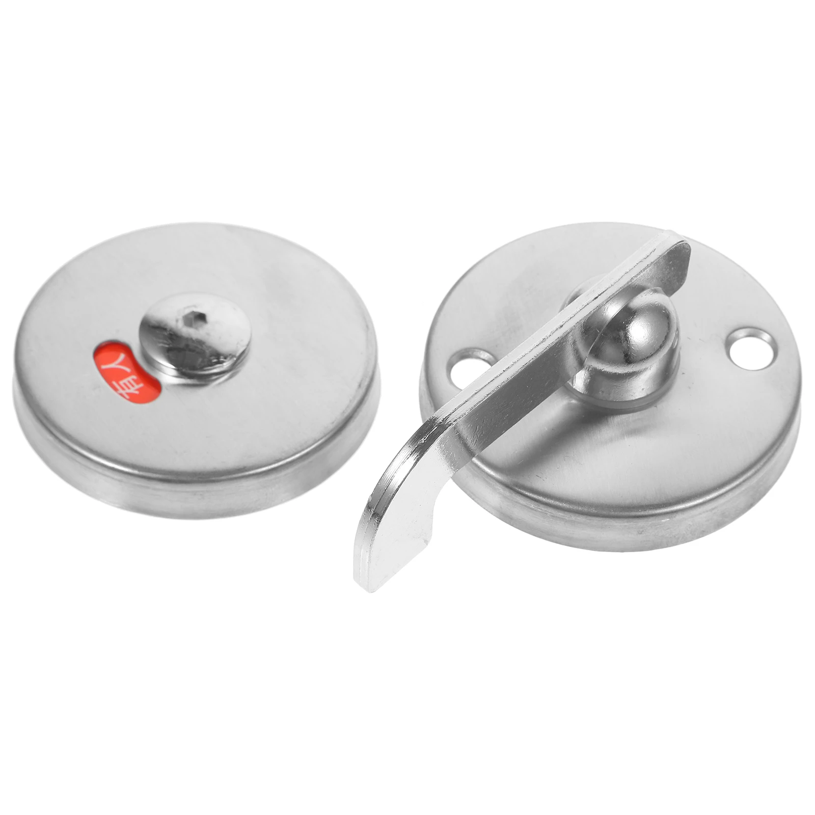 

Toilet Door Lock Zinc Alloy Commercial Keyless Bathroom Stall Occupied Vacant Heavy Duty Stainless Steel Shower Latch Bolt