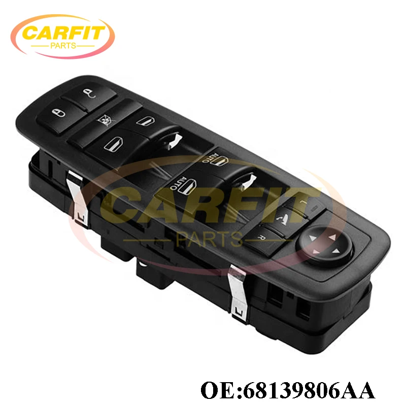 OEM 68139806AA 68139806AB 68139806AC 68139806AD Power Master Window Switch For Dodge Journey 14-19 Chrysler 300 13-15 Auto Parts