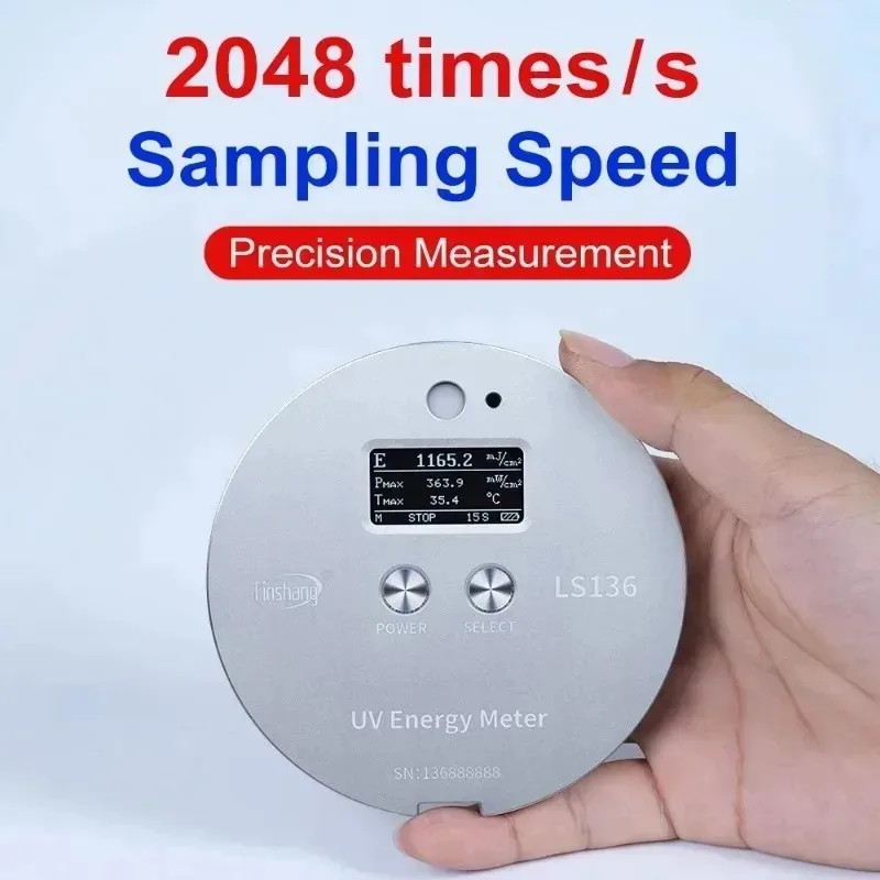 LS136 315nm a 400nm UVA integrador de intensidad UV potencia Puck radiómetro portátil medidor de radiación ultravioleta medidor de energía UV