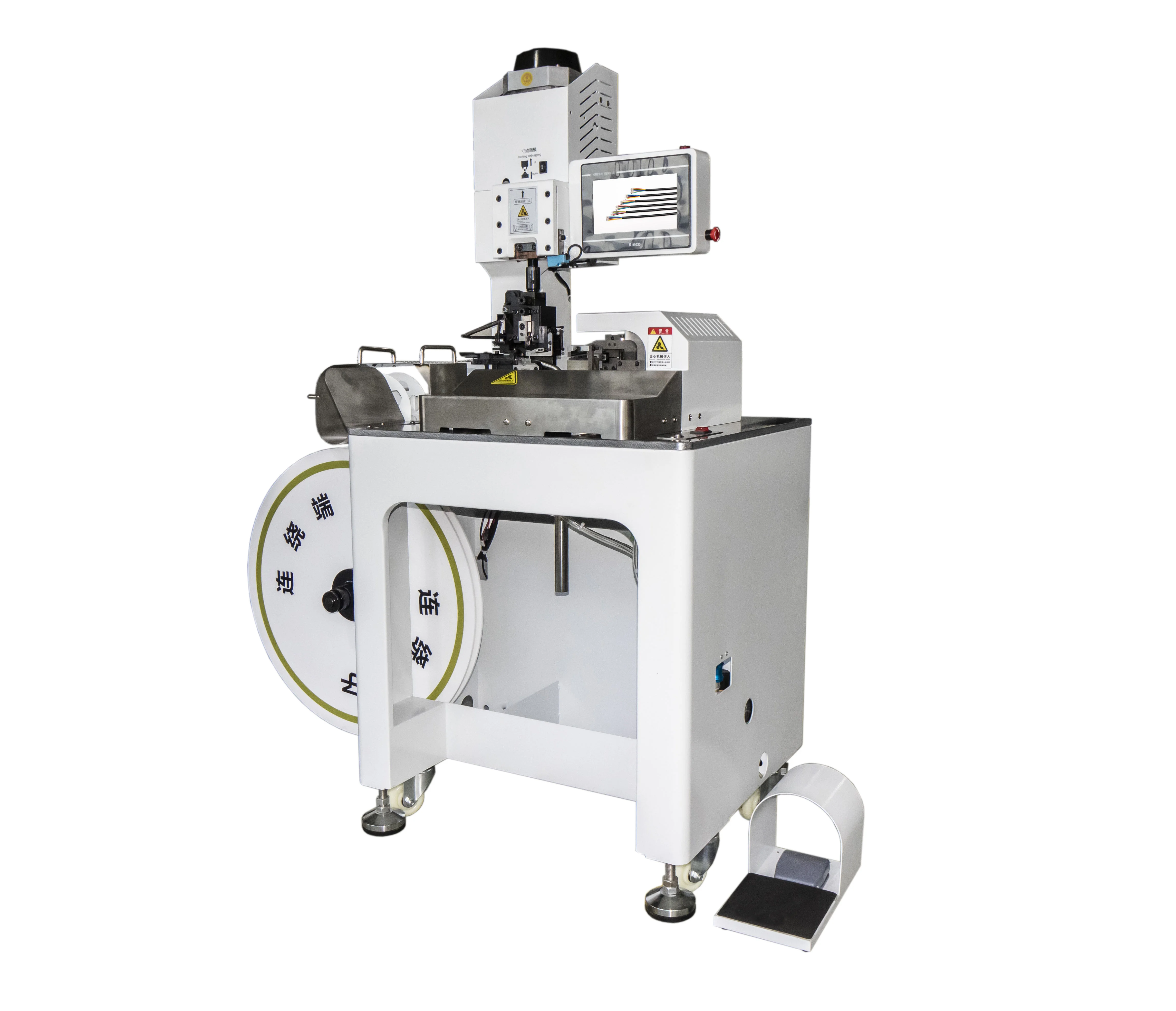 HL-DX04 Multi-Core Wire and Sheathed Cable Stripping & Terminal Crimping Machine Full Automatic