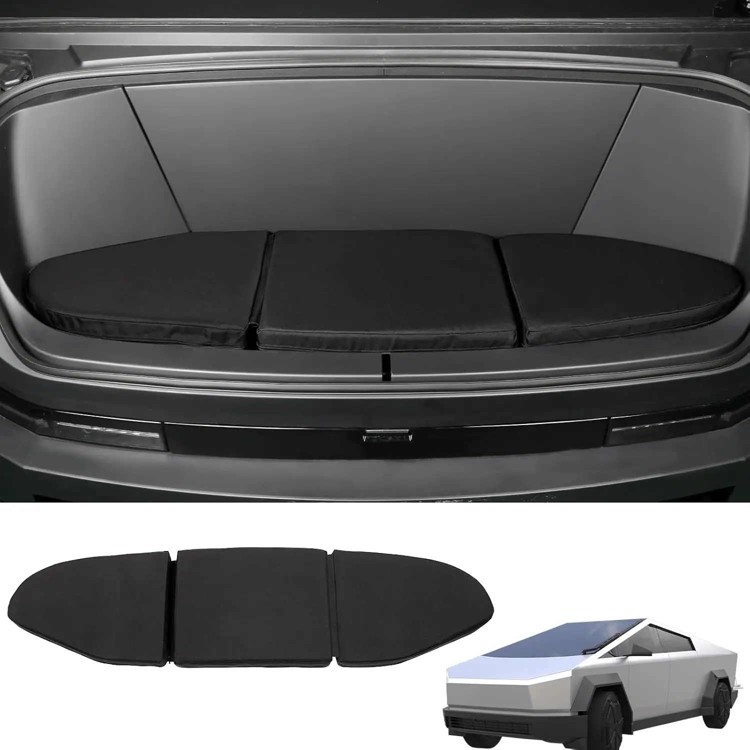 

For Cybertruck 2023 2024 Front Trunk Seat Cushion Accessory Portable Folding Trunk Cushion for Camping And Travel