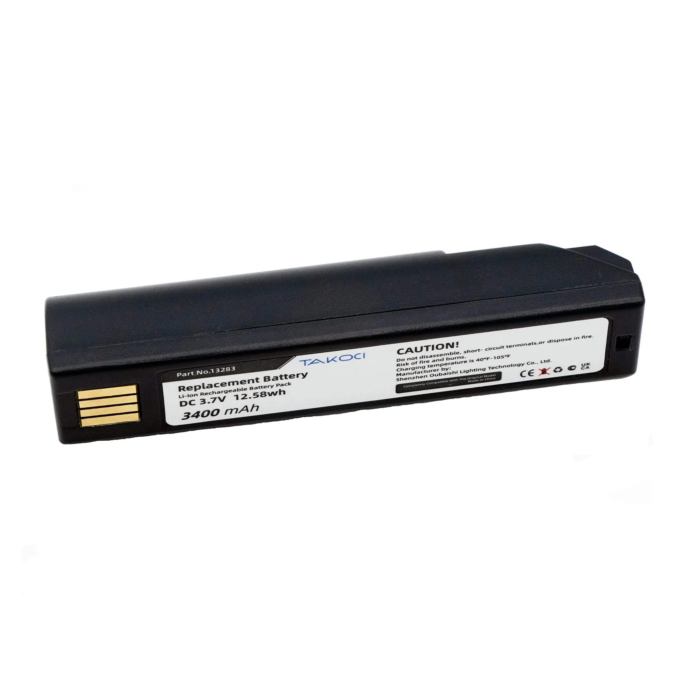 Replacement Battery for Keyence  HR-100 50121527-005, HR-B1 3.7V/mA