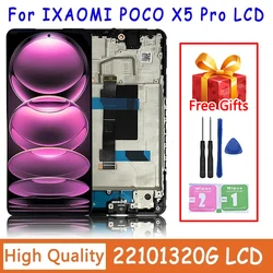 6.67''new amoled poco x5pro LCD for Xiaomi Poco X5 Pro LCD 22101320G, 22101320I Display screen digitizer Assembly Replaceme