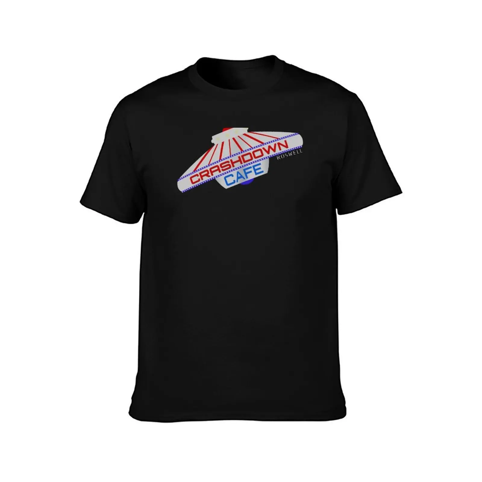 Crashdown Cafe 2000 T-Shirt Basic Solid Color Short Sleeve T-Shirt