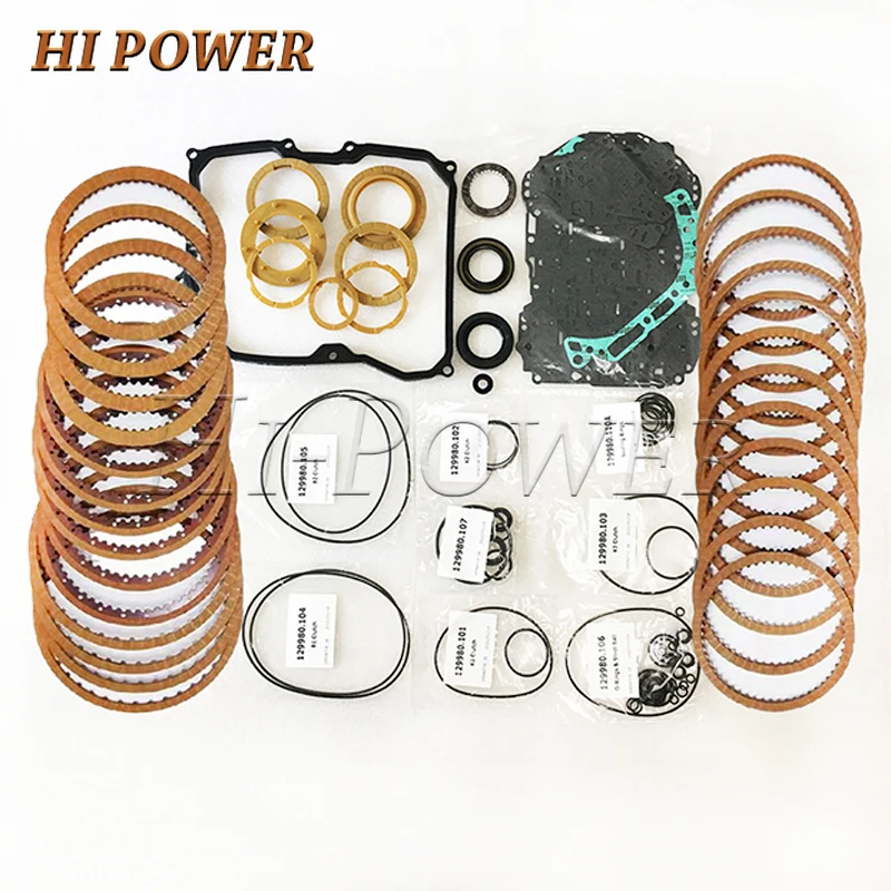 

New 09G Friction Plate Automatic Transmission Seal Overhaul Repair Kit For VW Audi Skoda Mini K129900A gearbox Disc kit