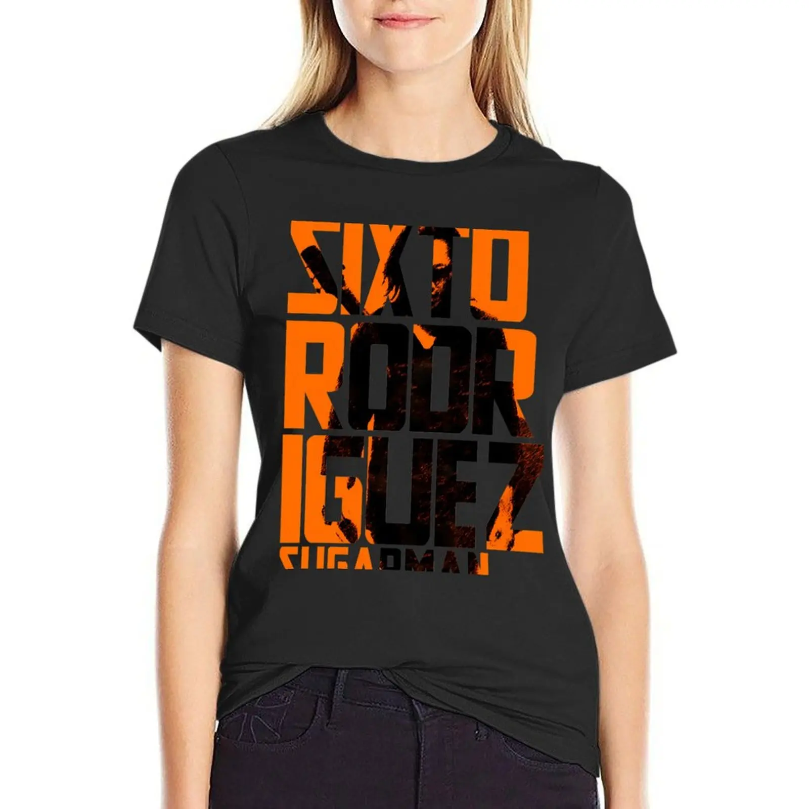 sixto rodriguez sugarman T-Shirt animal print shirt for girls Female clothing tops Women's tops