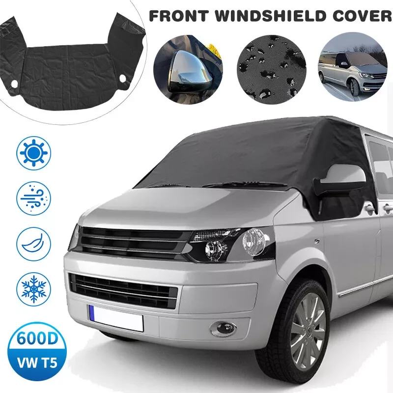 For Deluxe VW T5 T6 Caravan Camper Van RV Window Screen Cover Curtain Wrap Blind Camping Frost With Storage Bag RV Accessories view 3