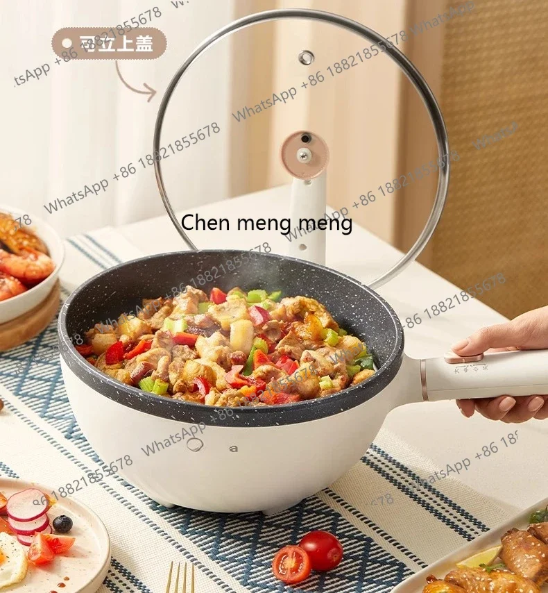 E132 Electric wok household cooking integrated sticky  electric cooking pan multi-functional cooking frying pan small electric p