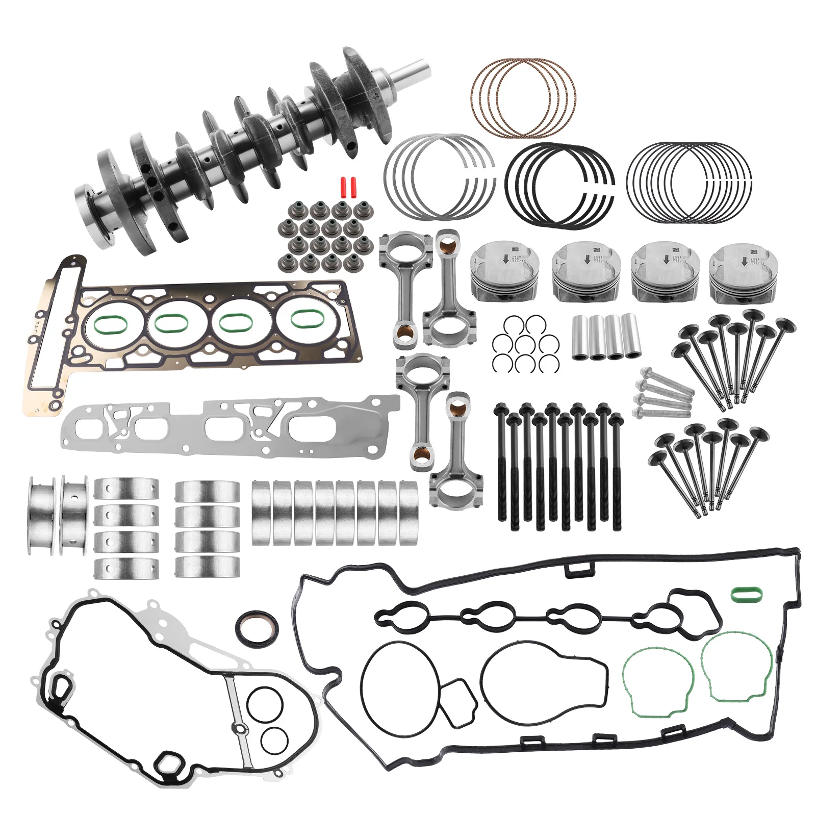 

Engine Overhaul Kit w/Crankshaft Bearings for Chevy Captiva Sport 12-15 2.4L