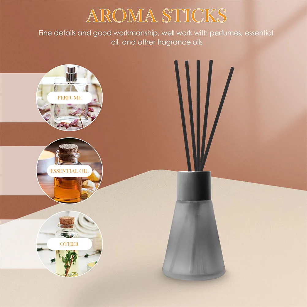 60pcs Fragrance Volatile Sticks Oil Diffuser Sticks Aromatherapy Fire-Free Fiber Wick Perfume Diffusing Rods Fragrant Oil