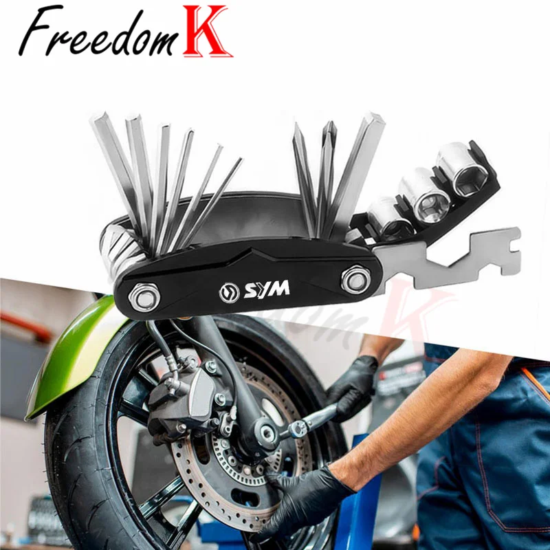 สำหรับ SYM cruisym GTS 300 I joymax Z 125 250 300 jetx 150 125 maxsym ชุด obeng reparasi เครื่องมืออเนกประสงค์ CNC สำหรับรถจักรยานยนต์ TL500 400