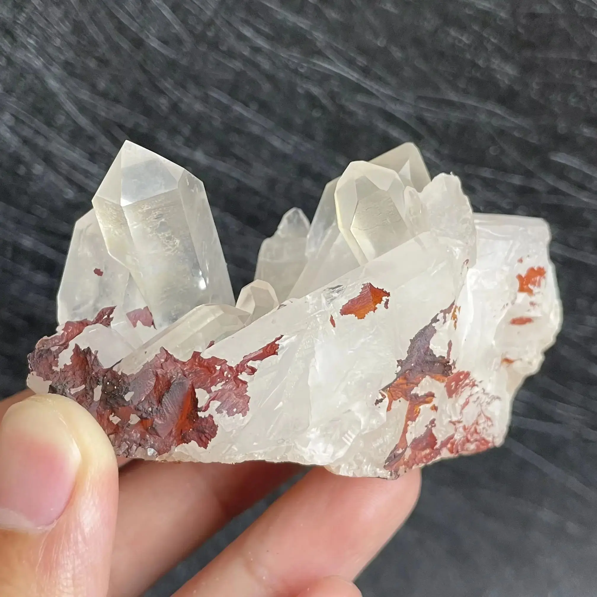 Natural Clear Quartz Crystal Cluster Mineral Specimen Raw Rock Home Decoration Rough Healing Stone Gift Madagascar