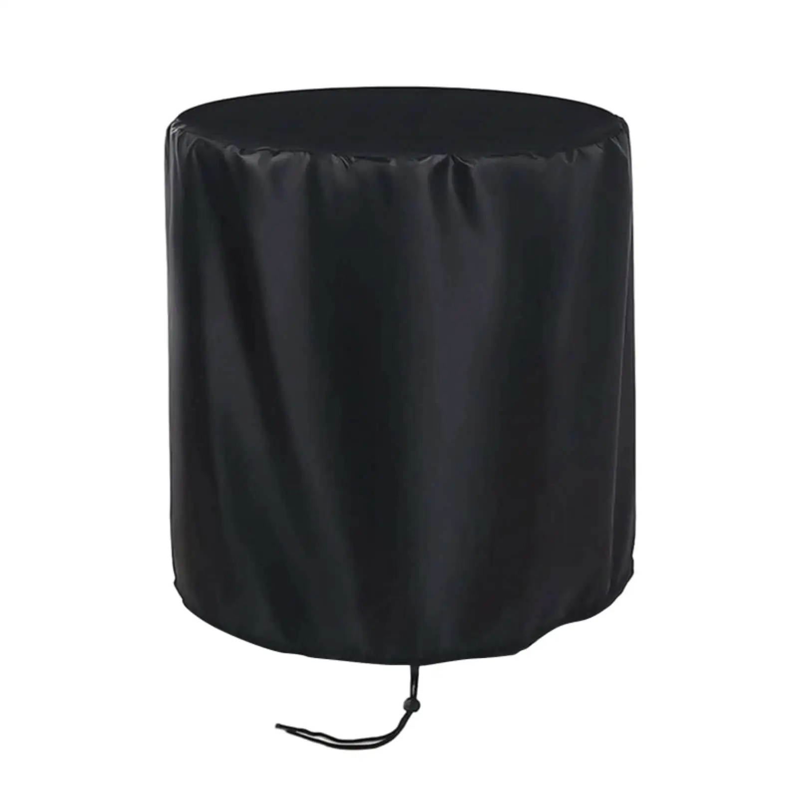 Outdoor Round Cover 210D Oxford Cloth Waterproof Patio Table Cover with Drawstring for Garden Furniture