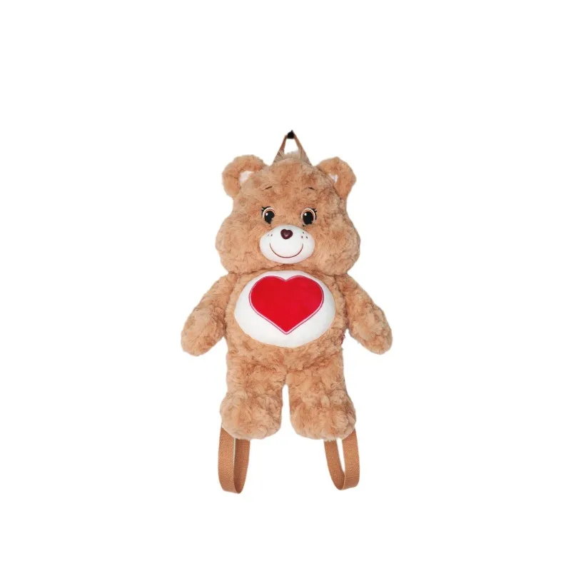 Minisoの新しいケアベアーズ ラブベア ウォームベア バックパック ぬいぐるみ バックパック レインボーベア 収納 誕生日プレゼント クリスマスプレゼント