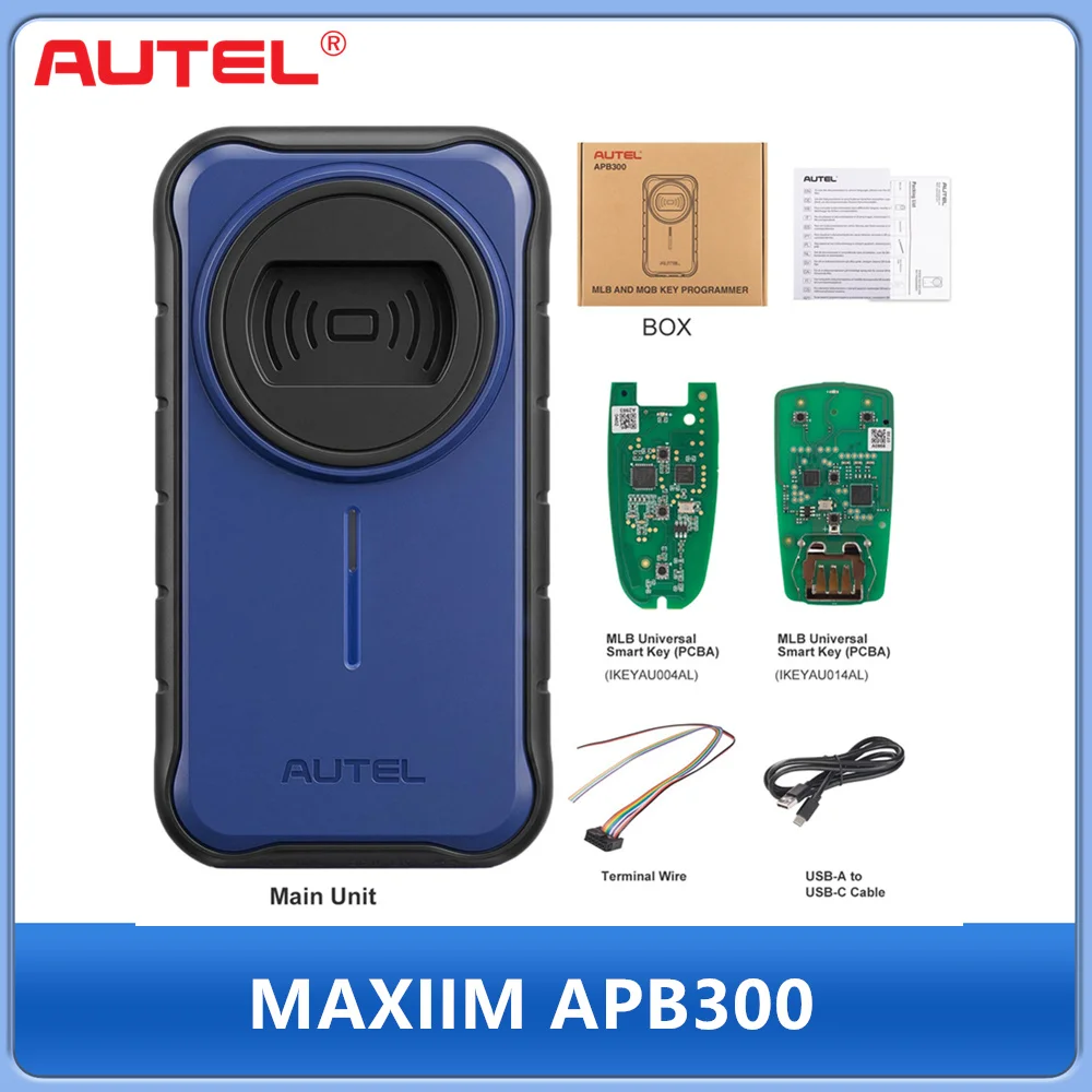 AUTEL MAXIIM APB300 Key Programmer For MLB & MQB Vehicles Get 2pcs Free Key Board