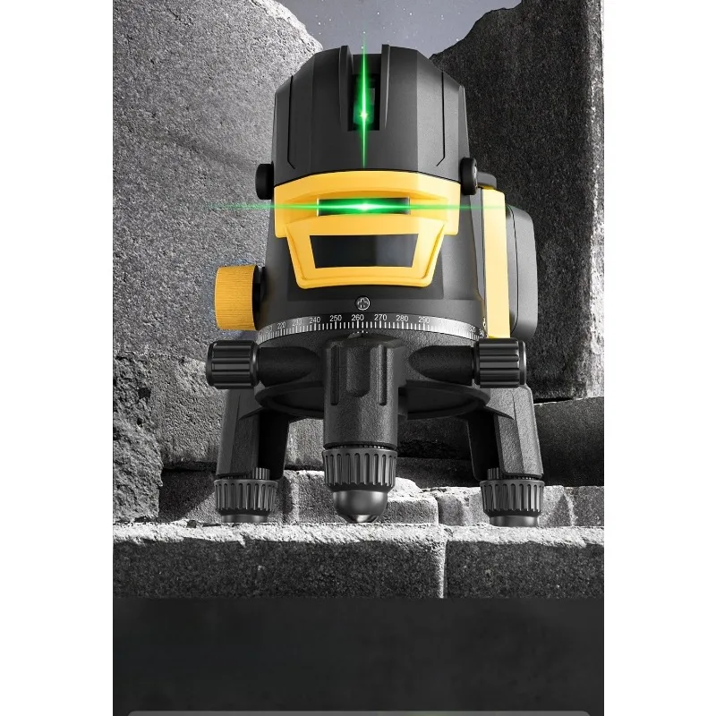 

Green light 2-line laser level, infrared level meter, outdoor strong light high-precision automatic leveling and line marking