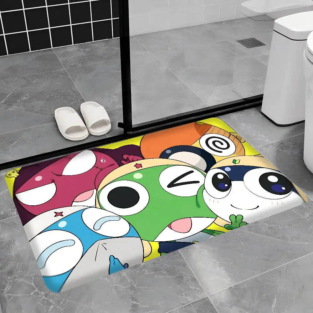 Classic Comedy Anime K-Keroro Door Mat Nordic Style Bedroom Living Room Doormat Home Balcony Anti-Slip Alfombra