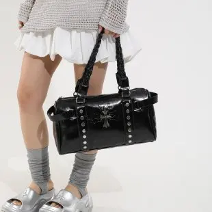 

Лидер продаж, кожаная тканая сумка-тоут, большая сумка через плечо с узлом, модная сумка через плечо Y2K для женщин, модная пляжная сумка в стиле бохо