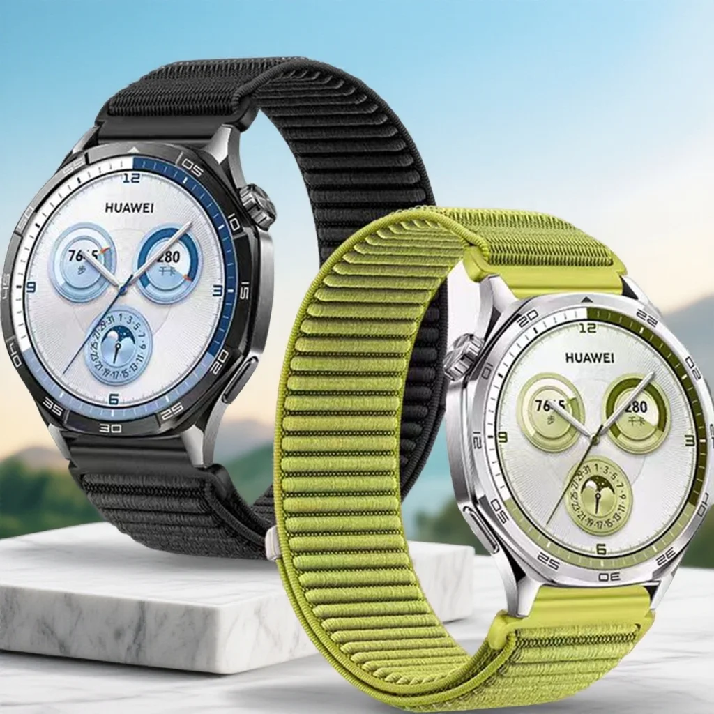 Nylon Strap For Galaxy Watch 7/FE/6/5/pro/4/Classic/active 2/Gear s3 Velcro Watch Band  Sports Breathable For Huawei watch GT6 5