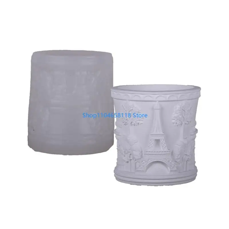 

Tower Silicone Mold For DIY Resin Crafts Storage Cup And Making