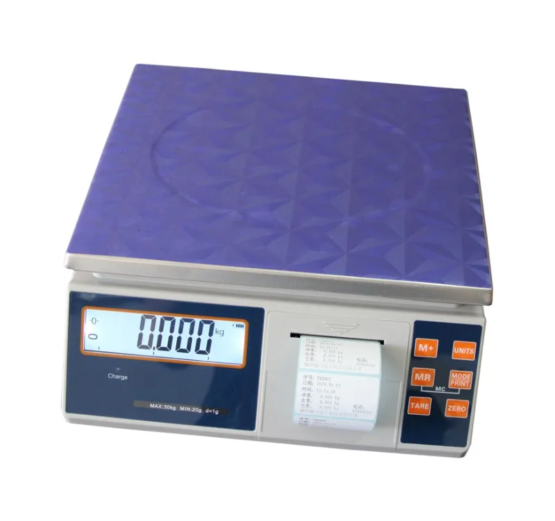 Smart 30kg/1g LCD Weighing Table Scale OEM and ODM custom support