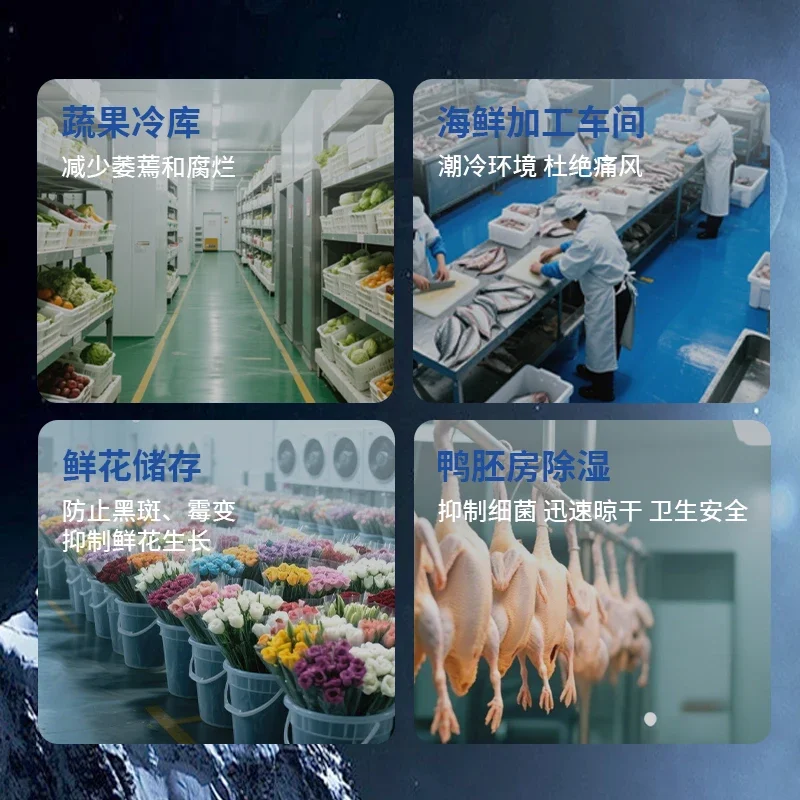 Low temperature cold storage dehumidifier Refrigeration industrial high power dehumidifier Basement drug refrigeration